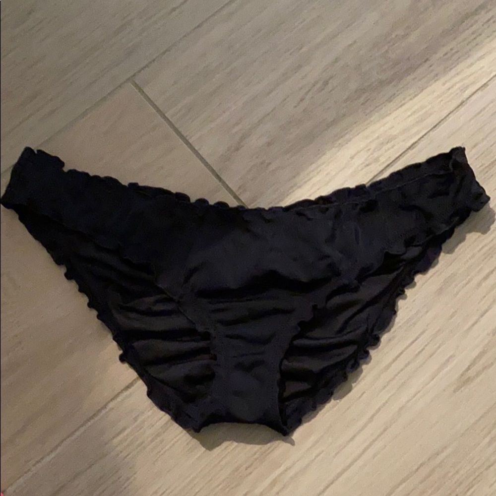 Black bikini bottoms.